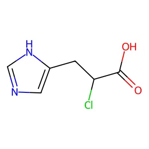 α-氯-β-咪唑-4(5)-基丙酸 structure