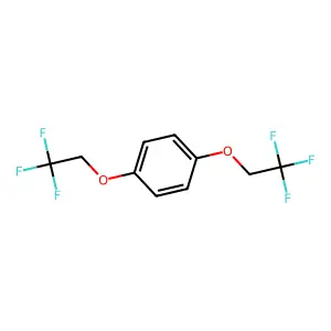 1,4-Bis(2,2,2-trifluoroethoxy)benzene structure