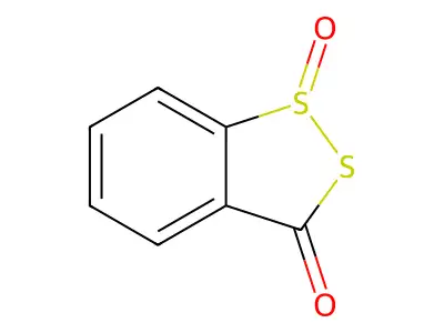 3H-1,2-Benzodithiol-3-one 1-oxide structure