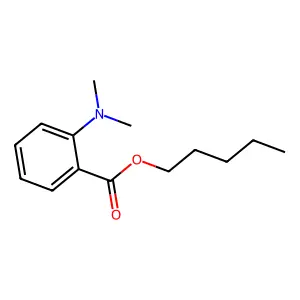 2-(二甲氨基)苯甲酸戊酯 structure