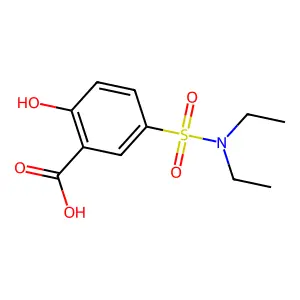 5-(Diethylsulfamoyl)-2-hydroxybenzoic acid structure