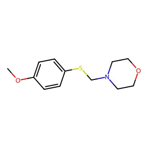 4-{[(4-Methoxyphenyl)sulfanyl]methyl}morpholine structure