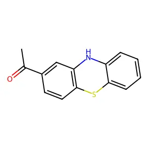 2-Acetylphenothiazine structure