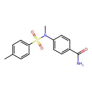 4-{Methyl[(4-methylphenyl)sulfonyl]amino}benzamide structure