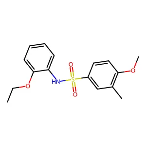 N-(2-ethoxyphenyl)-4-methoxy-3-methylbenzenesulfonamide structure