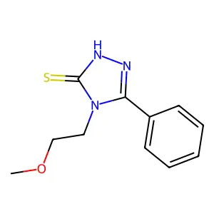 4-(2-methoxyethyl)-5-phenyl-4H-1,2,4-triazole-3-thiol structure