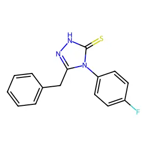 5-Benzyl-4-(4-fluorophenyl)-4H-1,2,4-triazole-3-thiol structure