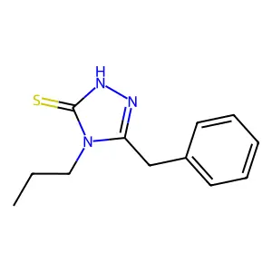 5-benzyl-4-propyl-4H-1,2,4-triazole-3-thiol structure