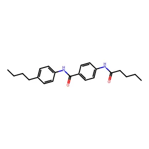 N-(4-butylphenyl)-4-(pentanoylamino)benzamide structure