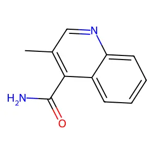 3-Methylquinoline-4-carboxamide structure