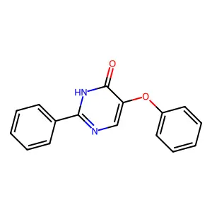 5-Phenoxy-2-phenyl-4-pyrimidinol structure