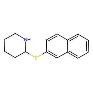 5-(diethylamino)-2-({[4-(9H-fluoren-9-yl)piperazin-1-yl]imino}methyl)phenol structure