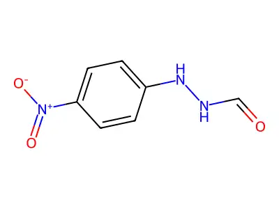 Hydrazinecarboxaldehyde, 2-(4-nitrophenyl)- structure