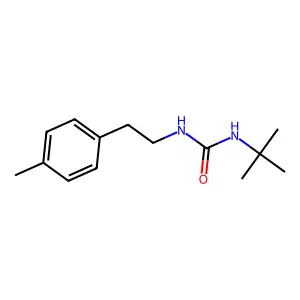 1-Tert-butyl-3-[2-(4-methylphenyl)ethyl]urea structure