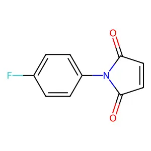 N-(4-Fluoro-phenyl)maleimide structure