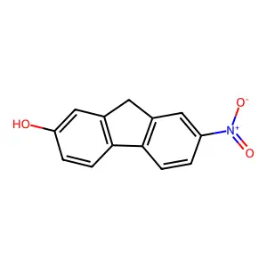 7-Nitro-9H-fluoren-2-ol structure