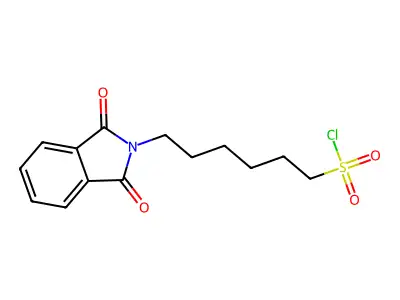 6-(1,3-Dioxo-1,3-dihydro-2h-isoindol-2-yl)hexane-1-sulfonyl chloride structure