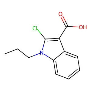 2-氯-1-丙基-1H-吲哚-3-甲酸 structure