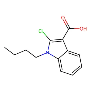 1-丁基-2-氯-1H-吲哚-3-甲酸 structure
