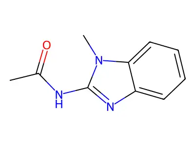 N-(1-methyl-1H-benzimidazol-2-yl)acetamide structure