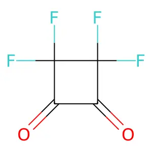 3,3,4,4-Tetrafluorocyclobutane-1,2-dione structure