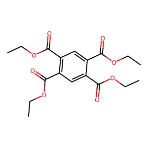 Tetraethylpyromellitate structure