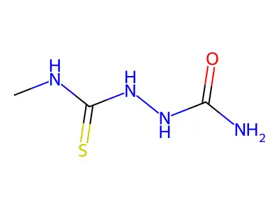 2-(Methylcarbamothioyl)hydrazine-1-carboxamide structure