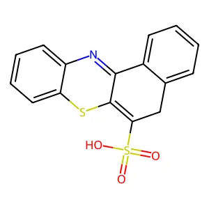 5H-Benzo(a)phenothiazine-6-sulfonic acid structure
