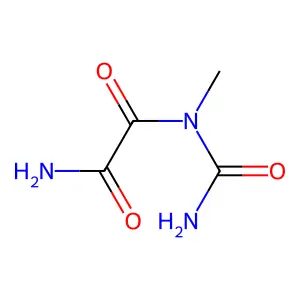 N-氨基甲酰-N-甲基草酰胺 structure