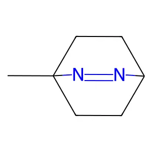 2,3-Diazabicyclo(2.2.2)oct-2-ene, 1-methyl- structure