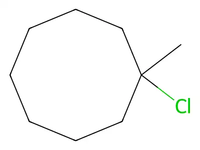 1-Chloro-1-methylcyclooctane structure