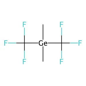 Dimethylbis(trifluoromethyl)germane structure