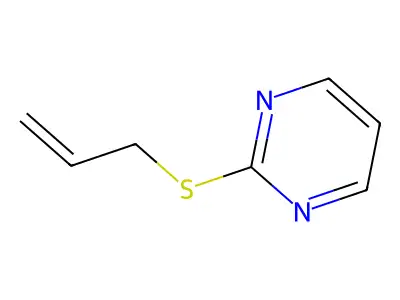 2-(Allylthio)pyrimidine structure