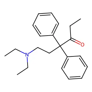 6-(Diethylamino)-4,4-diphenylhexan-3-one structure