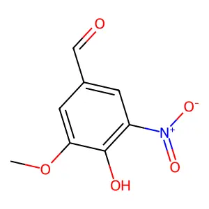 5-Nitrovanillin structure