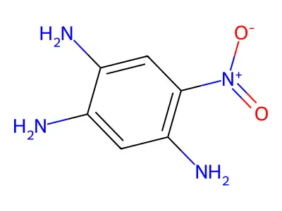 5-Nitrobenzene-1,2,4-triamine structure