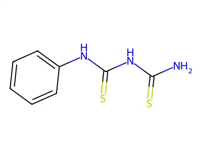 Biuret, 1-phenyl-2,4-dithio- structure