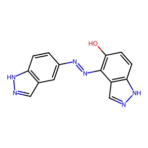 4-[2-(1H-Indazol-5-yl)hydrazinyl]-5H-indazol-5-one structure