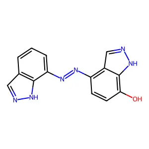 4-[2-(1H-Indazol-7-yl)hydrazinyl]-7H-indazol-7-one structure