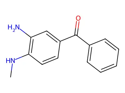(3-Amino-4-(methylamino)phenyl) phenyl ketone structure