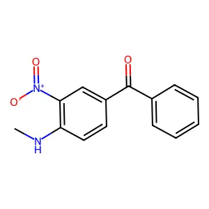 4-(甲氨基)-3-硝基苯基苯基酮 structure