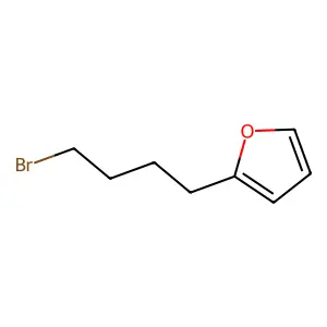 2-(4-Bromobutyl)furan structure