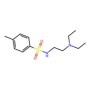 N-(2-(二乙氨基)乙基)-4-甲基苯磺酰胺 structure