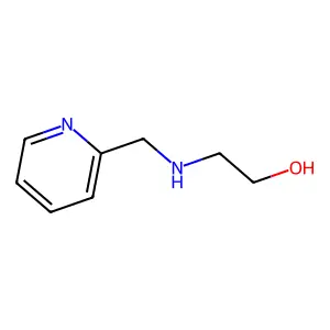 Ethanol, 2-((2-pyridinylmethyl)amino)- structure