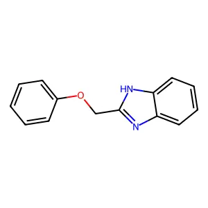 Benzimidazole, 2-phenoxymethyl-, hydrochloride structure