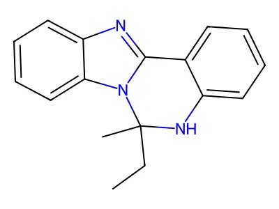 6-Ethyl-6-methyl-5,6-dihydrobenzo[4,5]imidazo[1,2-c]quinazoline structure