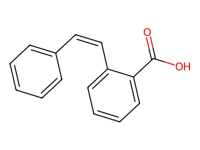 2-Stilbenecarboxylic acid, (Z)- structure