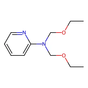 N,N-双(乙氧甲基)吡啶-2-胺 structure