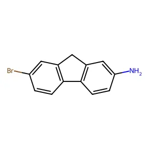 2-Amino-7-bromofluorene structure