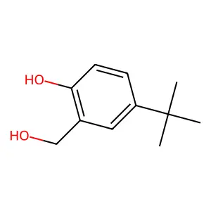 2-羟基-5-叔丁基苄醇 structure